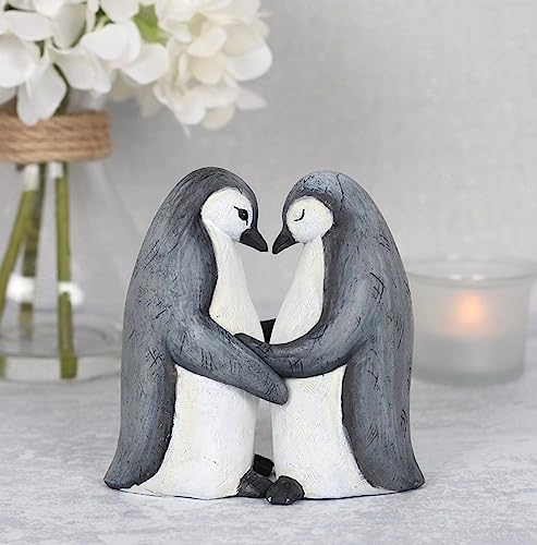 ArkiFACE Charming Pinguin Partner Display Ornament – 1 Stück – Showcase Partner fürs Leben – Harzmaterial – Geschenk für Hochzeiten, Jubiläen und Valentinstag von Jones Home & Gift