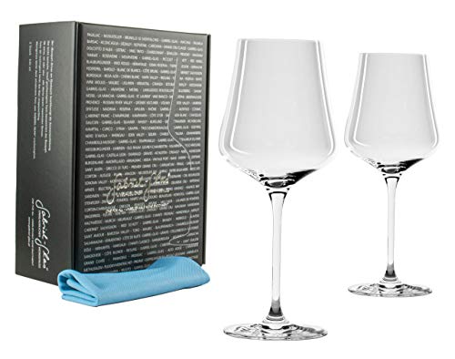 Palatina Werkstatt ® Gabriel-Glas | Standart Edition 2er Set | sensationelles Weinglas/Universalglas | 150 Gramm | spülmaschinenfest + spezielles Pflegetuch von Gabriel/Palatina Werkstatt
