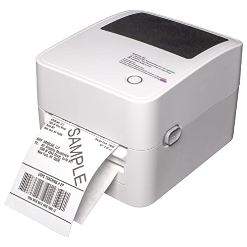 Arkscan 2054K-AP Versandetikettendrucker mit automatischem Ablösen, Trennen Sie das Etikett automatisch vom hinteren Blatt, drucken Sie auf Windows Mac Chromebook über USB, Drucken Sie Form I von Arkscan