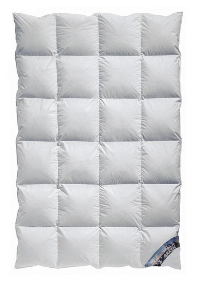 Arktic Daunenbettdecke Kassetten Daunendecke Winterdecke extra-warm 8 cm Hochsteg, Füllung: 100% Daune, nicht spezifiziert, Bezug: 100% Baumwolle, 8 cm Innensteg, extra hohe Wärmehaltung, Wärmegrad 5 von Arktic