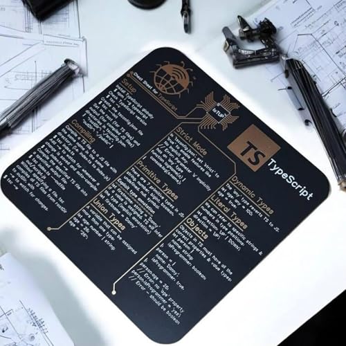 Typescript Cheat Sheet Tech Coaster, Tech-Zubehör Platine Gold gedruckt Benutzeroberfläche Untersetzer Dekor Typescript Cheat Sheet Tech Coaster, Tech-Zubehör Platine Gold gedruckt Benutzeroberfläche Untersetzer Dekor von ArliKits