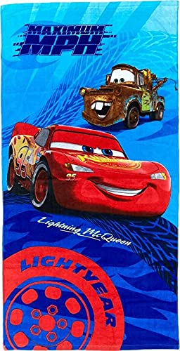 arlis Strandtuch Cars Disney oder Badetuch, Cars Disney, 70 x 140 cm, aus Baumwolle (Handtuch Cars) von arlis