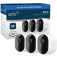 ARLO Pro 5 Spotlight Security Camera with 3x Camera Kit VMC4360B-100EUS WLAN IP-Überwachungskamera- von Arlo