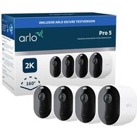 ARLO Pro 5 Spotlight Security Camera with 4x Camera Kit VMC4460P-100EUS WLAN IP-Überwachungskamera- von Arlo