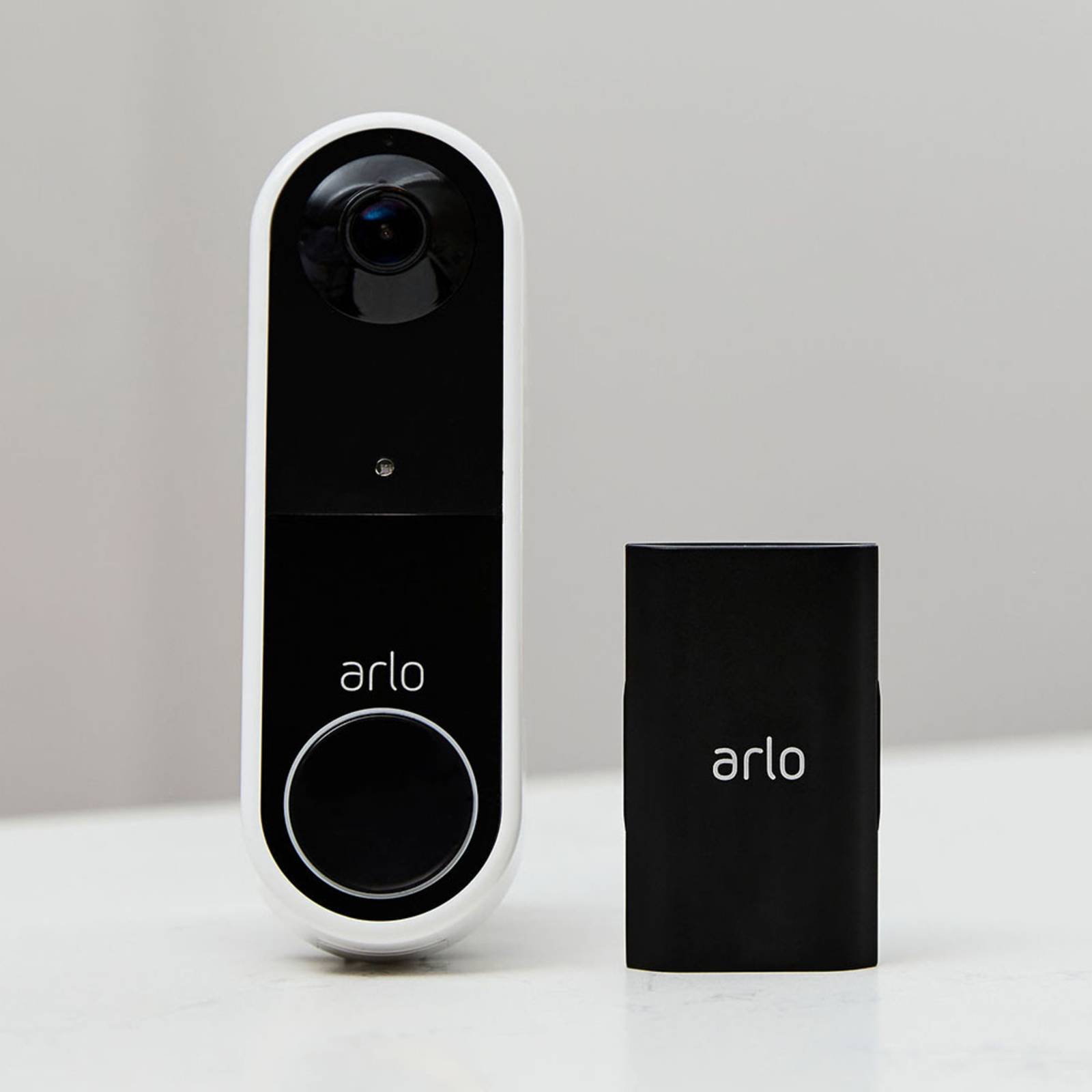 Arlo Essential Video-Türklingel, kabellos, weiß von Arlo