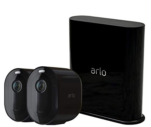 Arlo Pro3 WLAN Überwachungskamera aussen, 2K UHD, 2er Set, kabellos, Bewegungsmelder, Farbnachtsicht, 160° Blickwinkel, 2-Wege Audio, mit 90-tägigem Arlo Secure Plan Testzeitraum, VMS4240B von Arlo