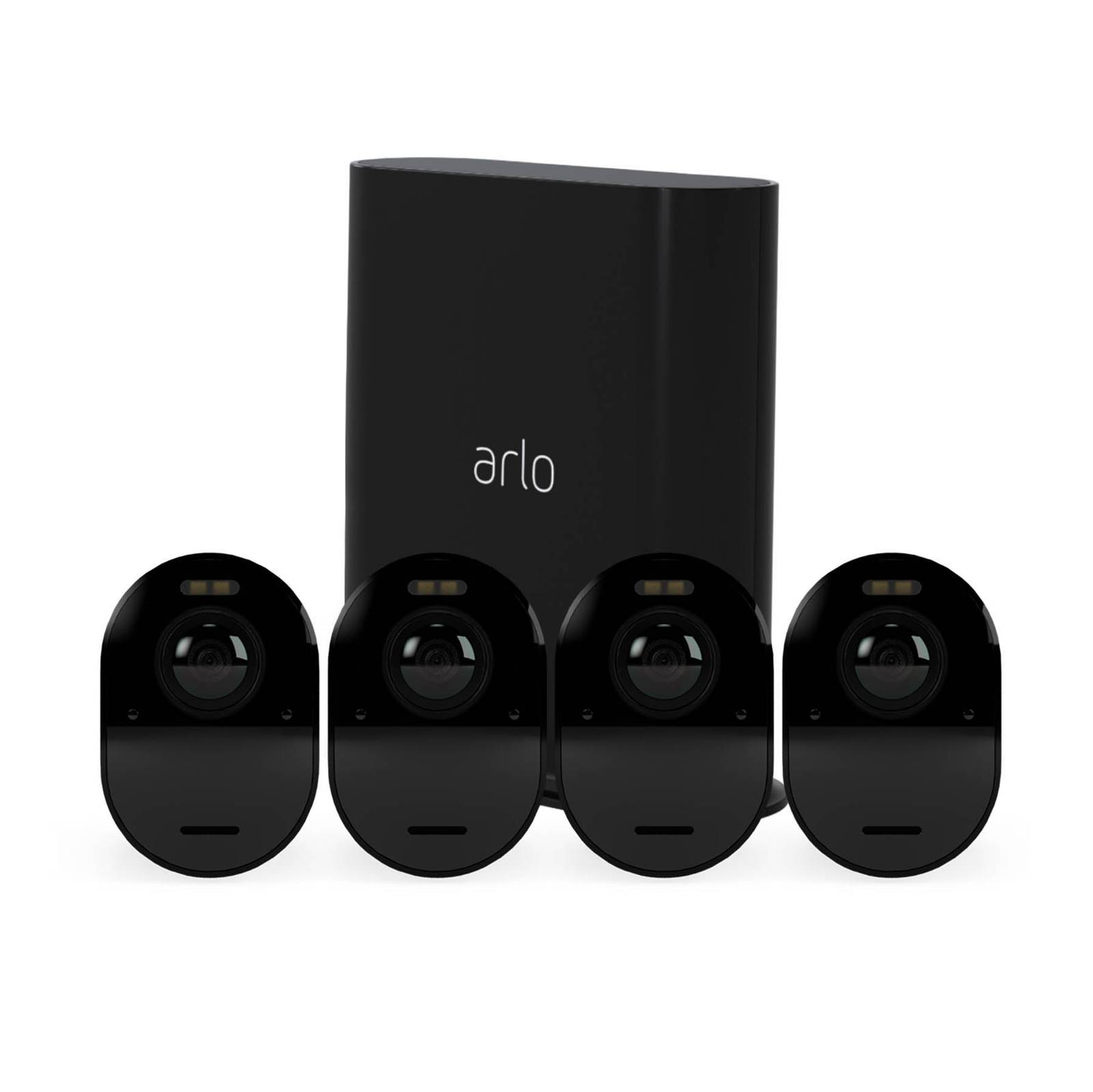 Arlo Ultra 2 Sicherheitssystem, 4 Kameras, schwarz von Arlo