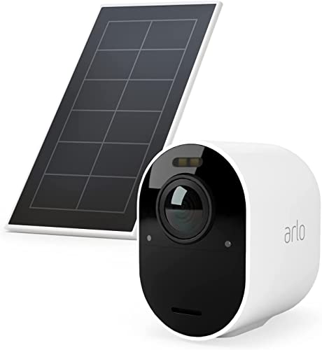 Arlo Ultra2 Zusatz Überwachungskamera aussen und GRATIS Solarpanel - weiß, Testzeitraum für Arlo Secure Plan von Arlo