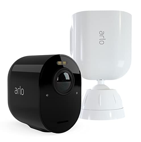 Arlo Ultra2 Zusatz Überwachungskamera aussen und GRATIS Security Mount Bundle - schwarz, Testzeitraum für Arlo Secure Plan von Arlo