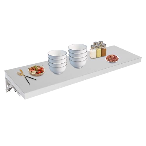 Armanyya Faltbares Wandregal Faltbarer Thekenständer Lebensmittelständer Für Buffet Imbiss 100x30cm 5cm Tiefe 75kg Tragkraft Armanyya Faltbares Wandregal Faltbarer Thekenständer Lebensmittelständer Für Buffet Imbiss 100x30cm 5cm Tiefe 75kg Tragkraft von Armanyya