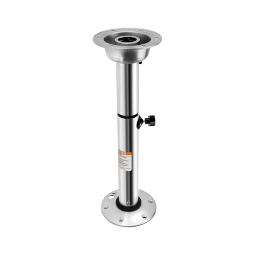 Armanyya Höhenverstellbare Tischsäule Wohnmobil Alu 25kg Tragkraft Verstellbar Zerlegbar Für Küche Reisemobil – Silber 22-72cm von Armanyya