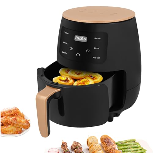 Heißluftfritteuse, 3.5L Airfryer, Heißluftfritteuse-Kocher, Fritteuse ohne Öl, Zeitsteuerung 5-70 Minuten, Temperaturbereich 80 °C-210 °C, Chemiekalien frei, TouchScreen, Geeignet für 2-7 Personen Heißluftfritteuse, 3.5L Airfryer, Heißluftfritteuse-Kocher, Fritteuse ohne Öl, Zeitsteuerung 5-70 Minuten, Temperaturbereich 80 °C-210 °C, Chemiekalien frei, TouchScreen, Geeignet für 2-7 Personen von Armanyya