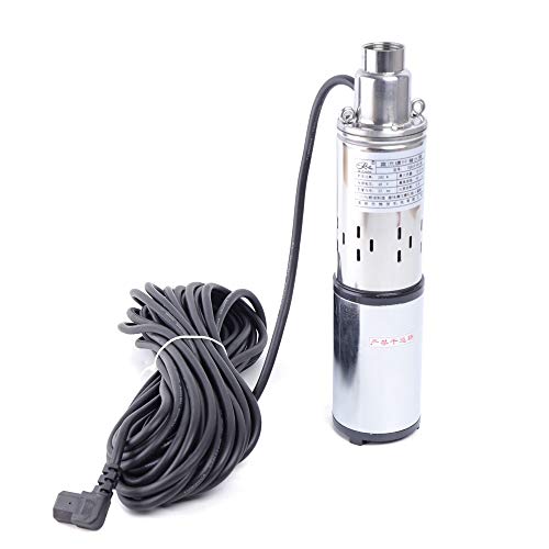 Solar Tauchpumpe, 48V DC, 280W Tiefbrunnenpumpe, Tauchbrunnenpumpe, Förderhöhe 40–60 m, Durchfluss 16 l/min, Auslassdurchmesser 25 mm für Wasserentnahme und Bewässerung usw Solar Tauchpumpe, 48V DC, 280W Tiefbrunnenpumpe, Tauchbrunnenpumpe, Förderhöhe 40–60 m, Durchfluss 16 l/min, Auslassdurchmesser 25 mm für Wasserentnahme und Bewässerung usw von Armanyya