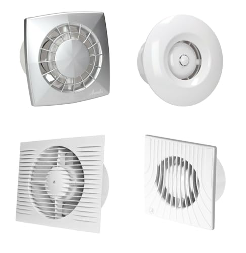 Armar Trading LTD Badezimmer Abluftventilator 100 mm/10,2 cm mit Timer und Kugellager WC Ventilator Wr100t von Armar Trading LTD
