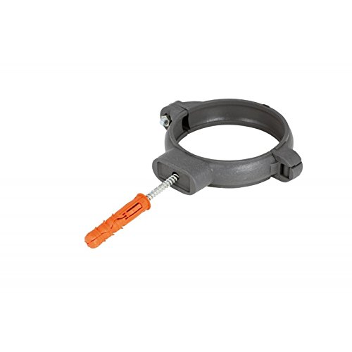 Kunststoff-Klemme mit Schraube, 75 mm, Abflussrohr, rund, Aufhänger (75 mm) von Armar Trading LTD