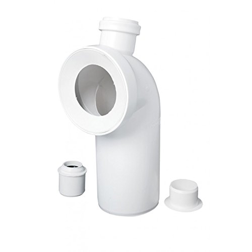 WC-Zugang Ellenbogen 110 mm/90 Grad mit 50 mm Rohr Anschluss Pfanne Bend mit Ausgang WC Ablaufrohr von Armar Trading LTD