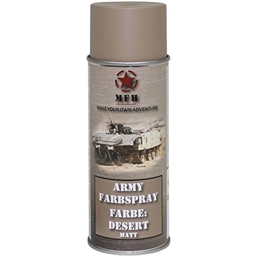 BW Army Farbspraydosen Sprühfarbe Armeelack 400ml DS 13,25 ?/L Desert matt von Armeeverkauf