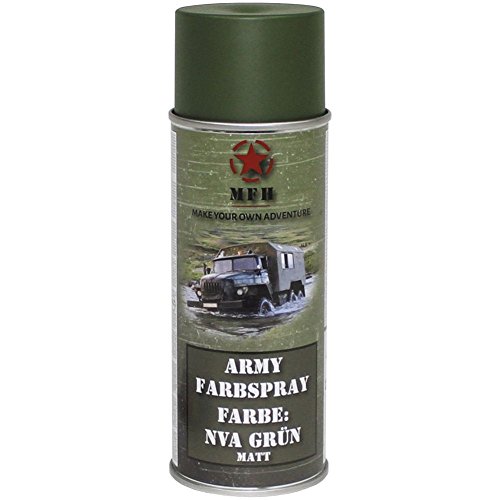 BW Army Farbspraydosen Sprühfarbe Armeelack 400ml DS 13,25 ?/L NVA grün matt von Armeeverkauf