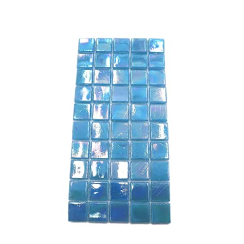 Armena 15wj12 1.5x1.5cm glänzend Glasmosaik Blau 5x10 Stück von Armena