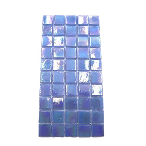 Armena 15wj15 1.5x1.5cm glänzend Glasmosaik Meerblau 5x10 Stück von Armena