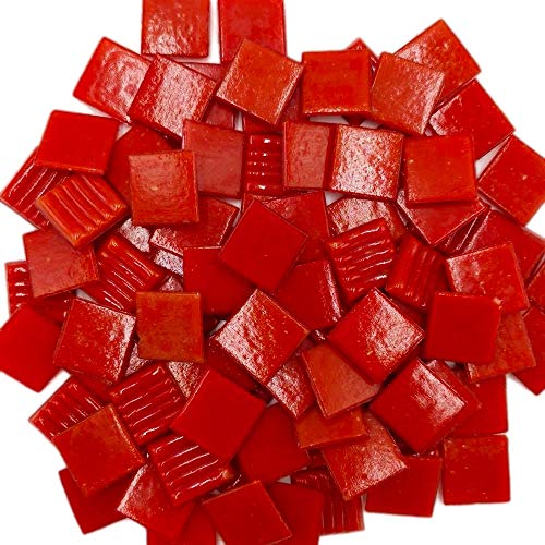 Armena 204150a96 Mosaiksteine zum Basteln Rot 260g 2x2 cm circa 86 Stück von Armena