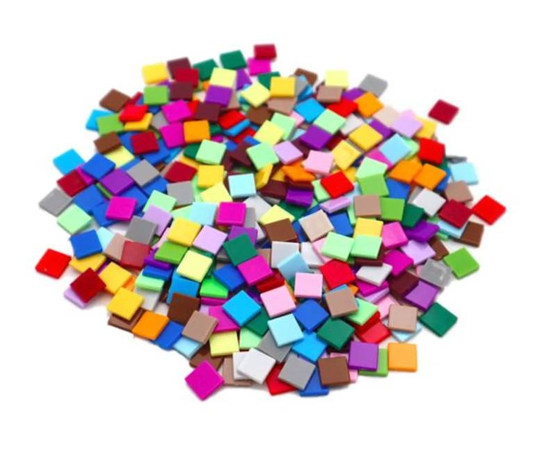 Armena Mosaikfliesen Acrylstein Acrylmosaikfliesen 10 x 10 mm 70g/Box Farbenmischung, Farbenmischung (insgesamt 70g von Armena