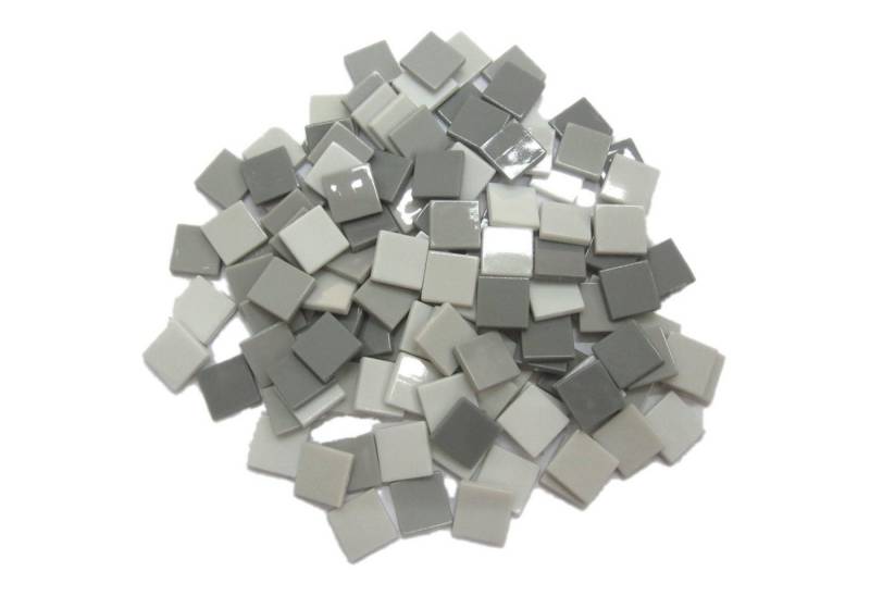 Armena Mosaikfliesen Acrylstein Acrylmosaikfliesen 10 x 10 mm 70g/Box Farbenmischung, Weiß Grau Schwarz mixes von Armena