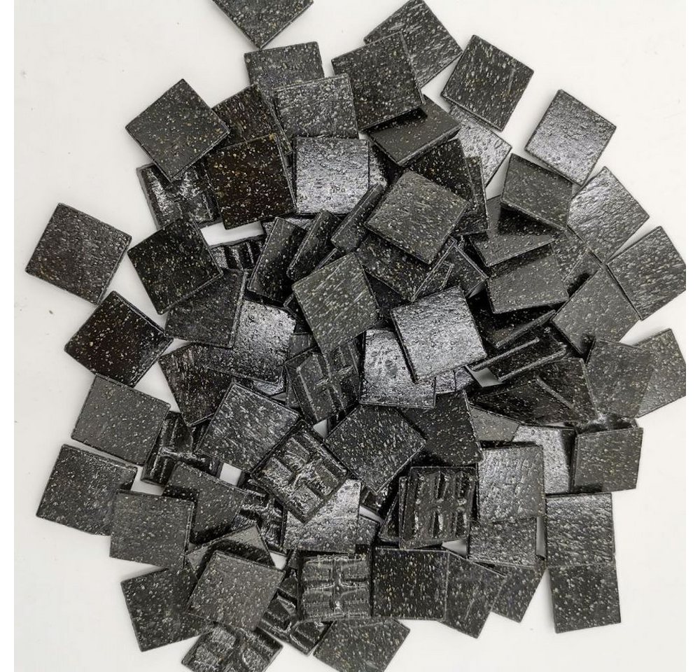 Armena Mosaikfliesen Glasmosaikfliesen Bastel Mosaiksteine 2cm(900g) für Deko & Handarbeit, Dunkelbraun von Armena