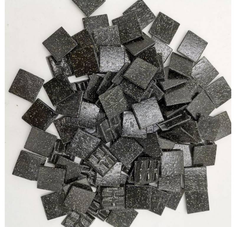 Armena Mosaikfliesen Glasmosaikfliesen Bastel Mosaiksteine 2cm(900g) für Deko & Handarbeit, Dunkelbraun von Armena