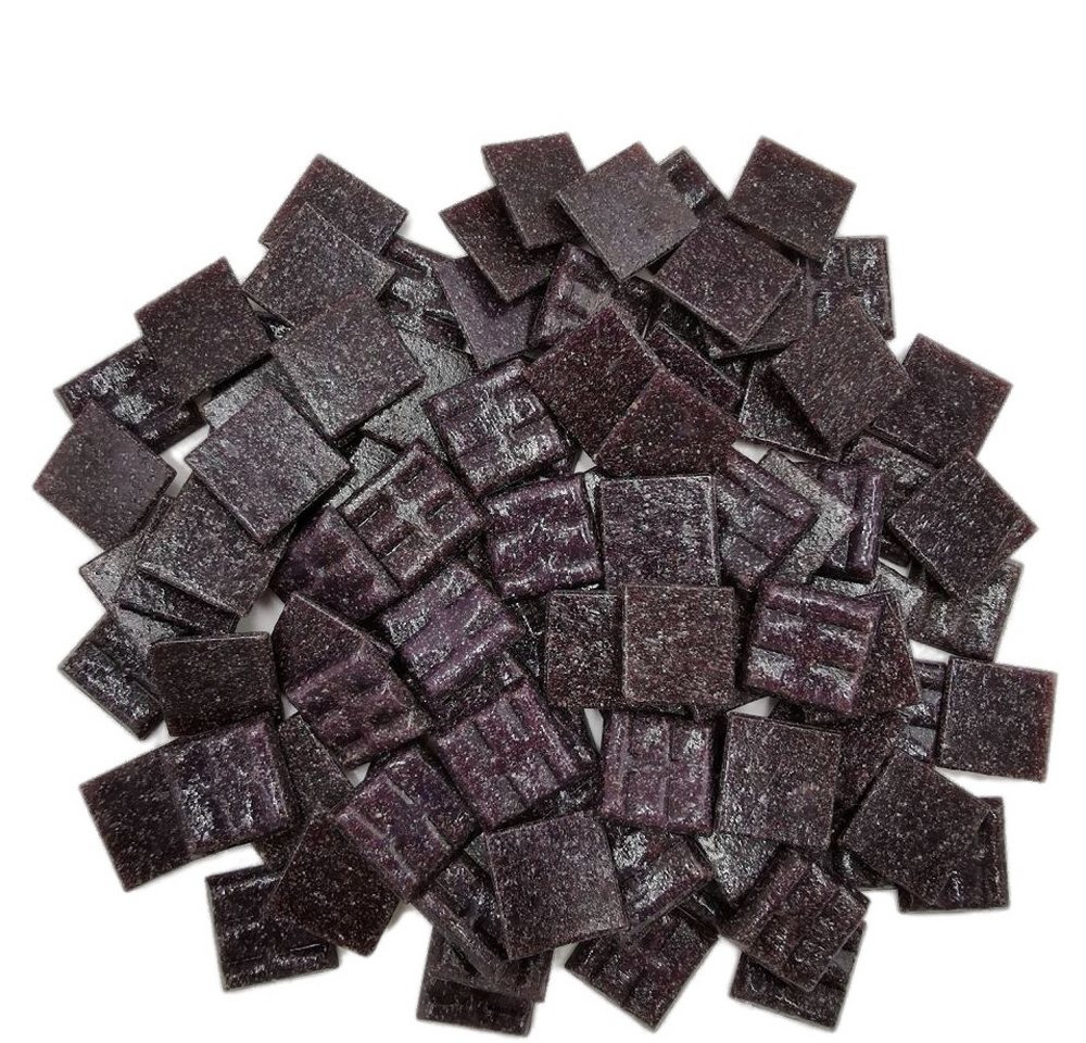 Armena Mosaikfliesen Glasmosaikfliesen Bastel Mosaiksteine 2cm(900g) für Deko & Handarbeit, lila von Armena