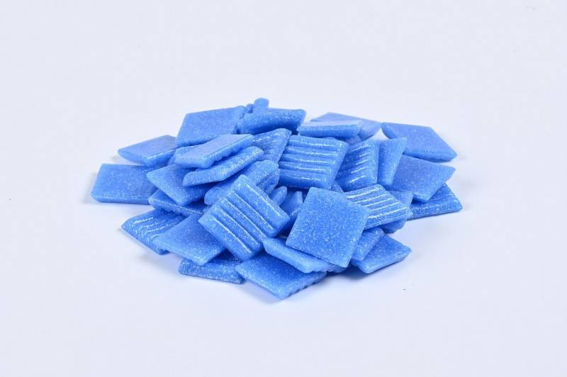 Armena Mosaikfliesen Mosaikfliesen Glasmosaik Bastelmaterial Mosaik DIY Wandfliesen 260g, blau von Armena