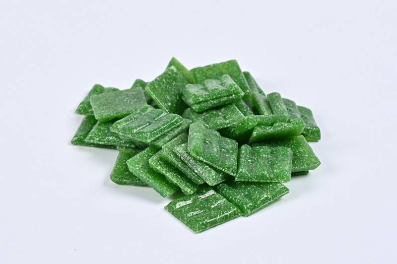 Armena Mosaikfliesen Mosaikfliesen Glasmosaik Bastelmaterial Mosaik DIY Wandfliesen 260g, grün von Armena