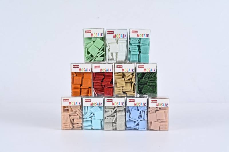 Armena Mosaikfliesen Mosaikfliesen Glasmosaik Bastelmaterial Mosaik DIY Wandfliesen 260g, hell-Set Armena Mosaikfliesen Mosaikfliesen Glasmosaik Bastelmaterial Mosaik DIY Wandfliesen 260g, hell-Set von Armena