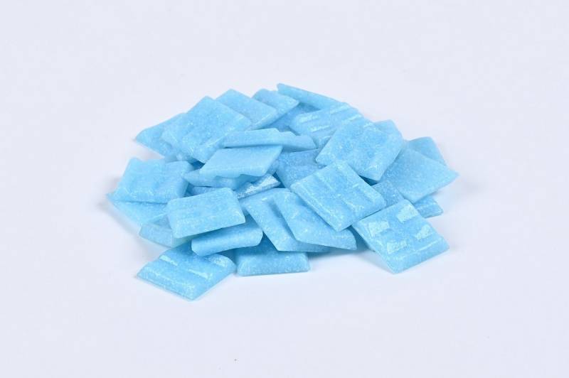 Armena Mosaikfliesen Mosaikfliesen Glasmosaik Bastelmaterial Mosaik DIY Wandfliesen 260g, himmelblau von Armena