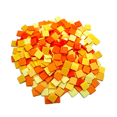 Armena SL1007 Mosaiksteine, Acrylic, Gelb-orange, 1x1cm von Armena