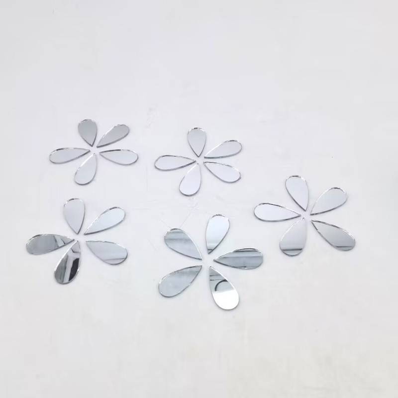 Armena Spiegelfliesen Mosaikfliesen Glas-Spiegel in Blüten- & Tropfenform Basteln von Armena