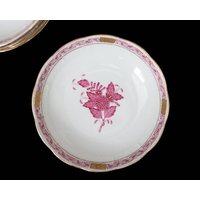 1x Untertasse/Teller - Herend Apponyi Himbeere von ArmoireAncienne