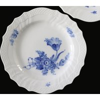 2x Kleine Porzellan Teller Ø 18 cm - Royal Copenhagen Blaue Blume, Handbemalt | 1.wahl von ArmoireAncienne