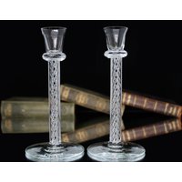 2x Kosta Boda Air Twist Kerzenhalter 2x Kosta Boda Air Twist Kerzenhalter von ArmoireAncienne