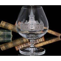 2x Kristall Cognac Gläser - Brandy Snifters, Cut Decor- Carl Rotter von ArmoireAncienne