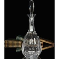 4 Pfund Crystal Decanter Mit Cut Dekor von ArmoireAncienne