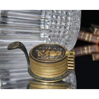 5x Vintage Messing Aschenbecher Set Mit Einem Ständer von ArmoireAncienne