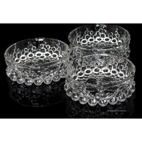 Vintage Glass Bubble Schalen Servier Set Für Oliven, Snacks & Häppchen | 6 Stück von ArmoireAncienne
