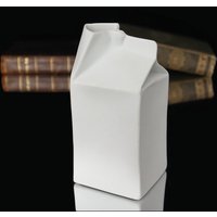 Bisquit-Porzellan Vase Im Milchtüten-Design - Rosenthal Do Not Litter Collection von ArmoireAncienne