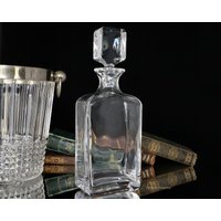 Crystal Whisky Decanter, Rechteckig von ArmoireAncienne