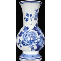 Delfter Blaue Vase, Handbemalt - Koninklijke Porceleyne Fles, Niederlande von ArmoireAncienne