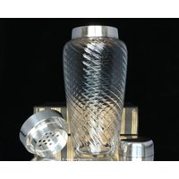 Glas Cocktail Shaker Mit Twisted Muster - Wmf von ArmoireAncienne