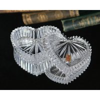 Kristall Schmuckbox Im Herz Design - Schmuckschatulle Mit Deckel von ArmoireAncienne