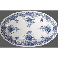 Ovale Servierplatte in Blau Und Weiß - Villeroy & Boch Valeria Ovale Servierplatte in Blau Und Weiß - Villeroy & Boch Valeria von ArmoireAncienne