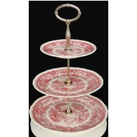 Porzellan Etagere, 3-Lagig - Rot Und Weiß Villeroy & Boch Burgenland Muster Porzellan Etagere, 3-Lagig - Rot Und Weiß Villeroy & Boch Burgenland Muster von ArmoireAncienne